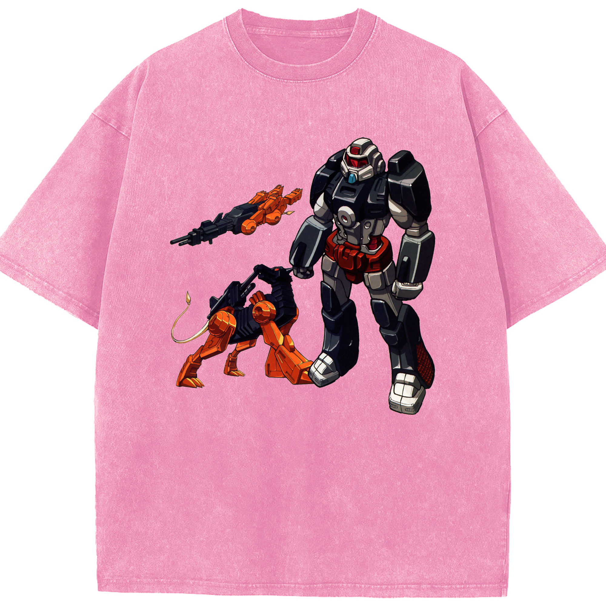 （画像用）  綿100% ヴィンテージ風 半袖Tシャツ（フロントプリント）